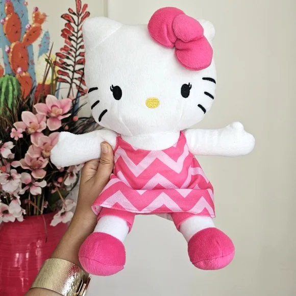 Hello Kitty 12" Northwest (2015) Plush Doll Stuffed Animal Pink & White - Picture 4 of 14